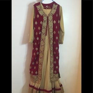 Brand new four piece Anarkali dress